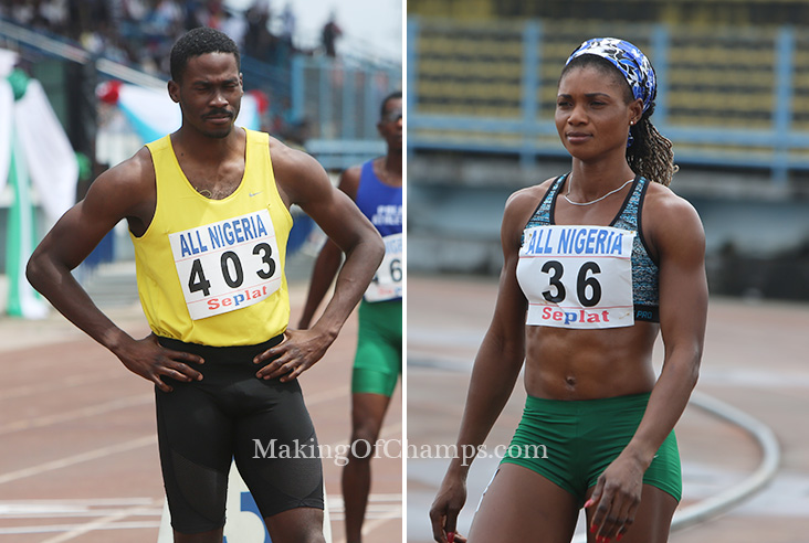 Image result for Nigeria's Ajayi, Okon-George, Bamgbose reach 400m  IAAF semis