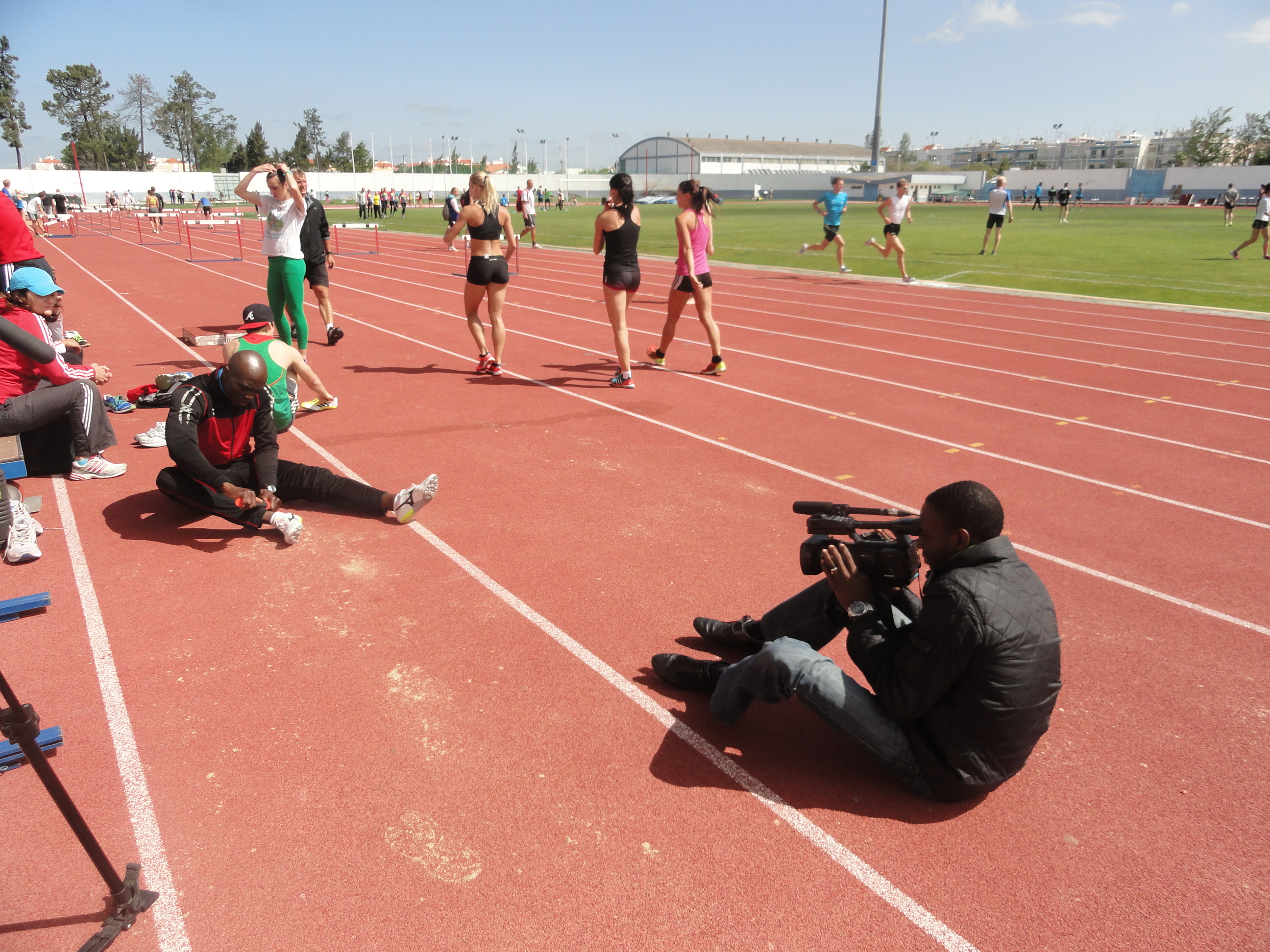 Ayobami filming Francis