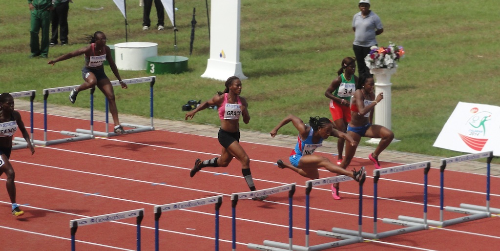 Nicole Denby, Nigeria's latest 'convert' to switch from USA, won her 100m Hurdles semi-final at the 2014 Nigerian Trials in 13.32s, ahead of Defending Champion Ugonna Ndu in 13.53s