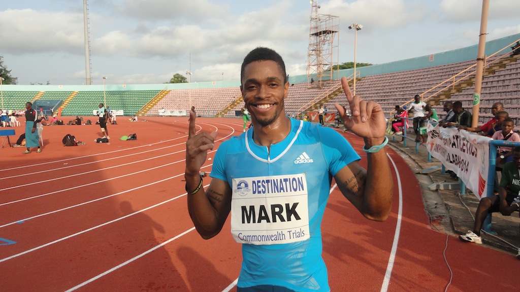 Mark 'Amuju' Jelks, 2014 Nigerian 100m Champion, recently switched allegiances from Team USA