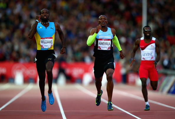 Makwala competing at the Commonwealth Games in Glasgow. (Photo Credit: Clive Rose/Getty Images Europe)