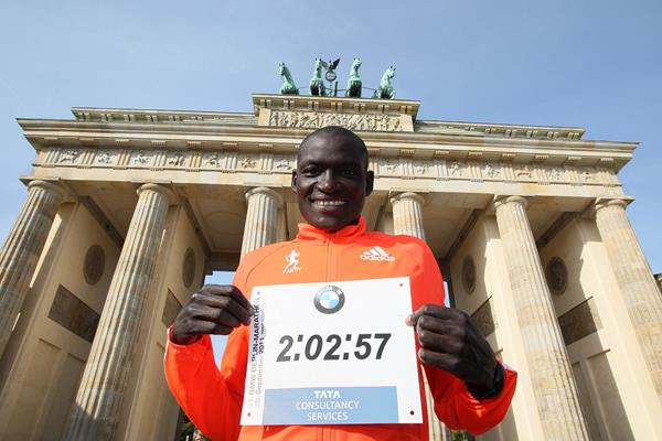 Dennis Kimetto in Berlin the day after his marathon world record (Photo credit: www.photorun.net)