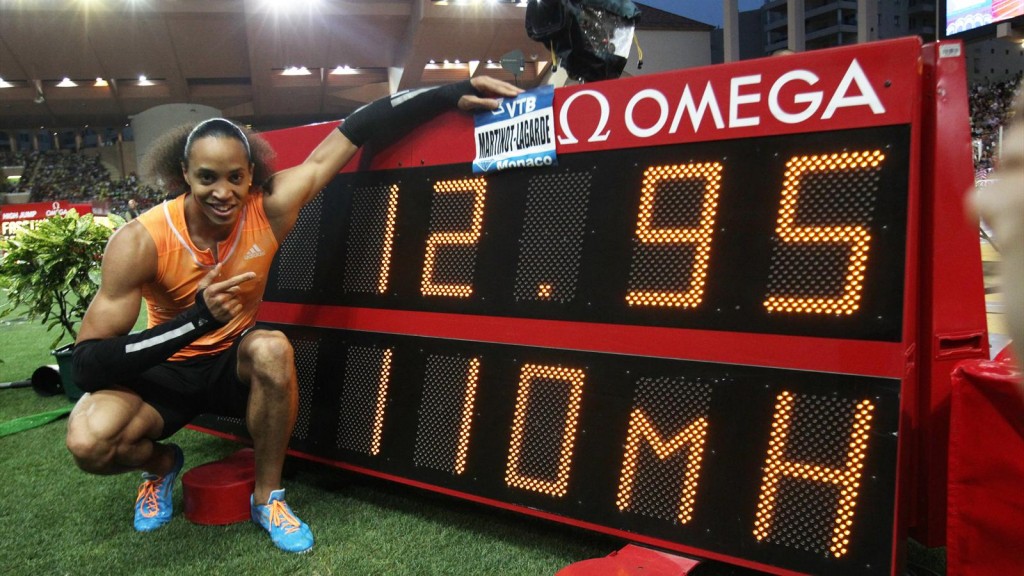 Martinot-Lagarde ran a French NR of 12.95s in the Monaco leg of the Diamond League.  (Photo Credit: AFP)