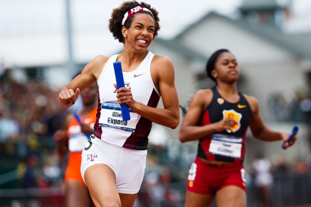 Olivia Ekpone is tied in 5th place with Nigeria’s Okagbare in the 200m Top Lists with a time of 22.23s.  (Photo Credit:  (Ryan Kang/Emerald)