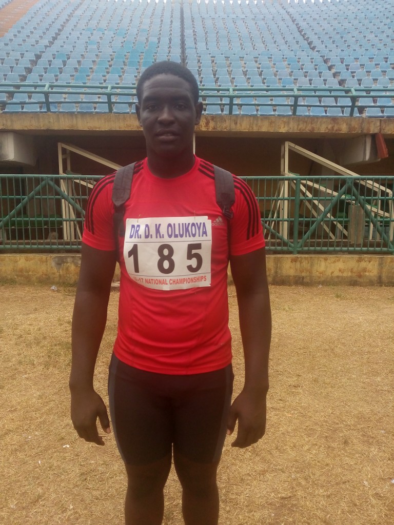 Isaac Odugbesan won Silver in the senior category of the Shot Put event.