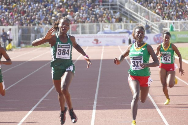 Praise Idamadudu won the women’s 200m convincingly while Aniekeme Alphonsus took Bronze.