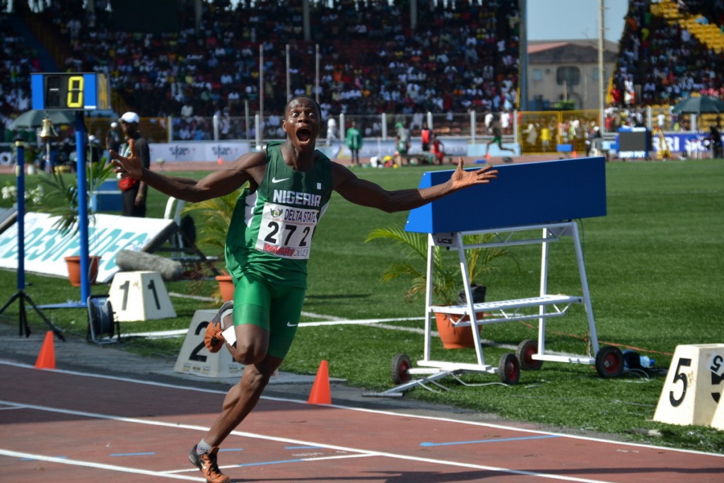 Ifeanyichukwu Atuma hopes to add the African junior title to the GOLD medal he won at the Youth Championships in 2013. (Photo Credit: Shengol Pix)