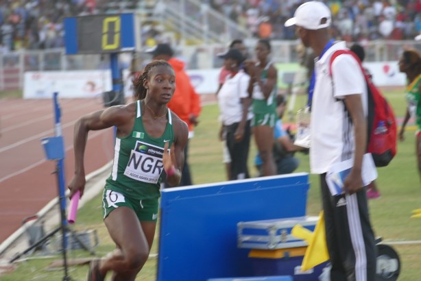 Nigeria’s 4x400m women’s team took GOLD ahead of Ethiopia.