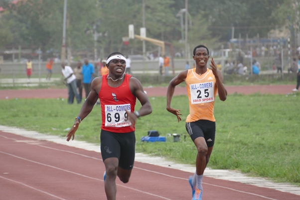 Noah Akwu won his final in the men's 400m event.