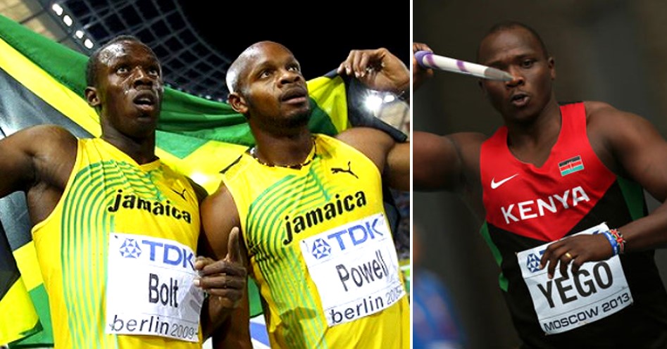 Usain Bolt, Asafa Powell & Julius Yego