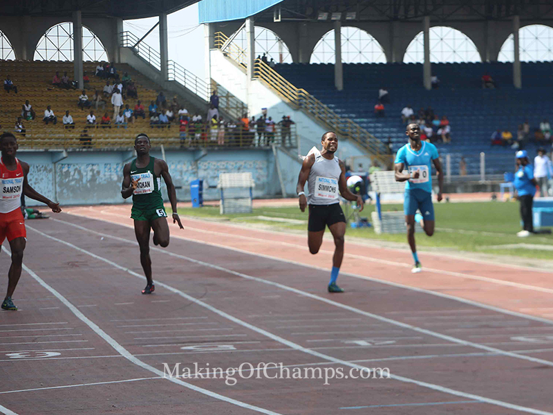 The men's 400m final was an explosive race.