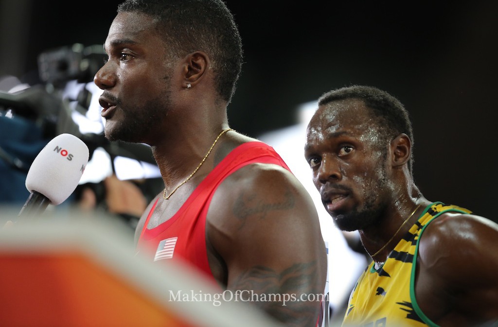 Gatlin and Bolt