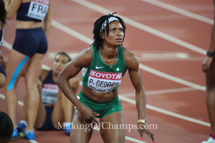 Patience Okon George Beijing 2015, Brazzaville 2015