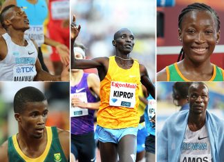 Congo Brazzaville, World Championships, Asbel Kiprop, Marie Josee Ta lou, Nijel Amos, Anaso Jobodwana, Isaac Makwala