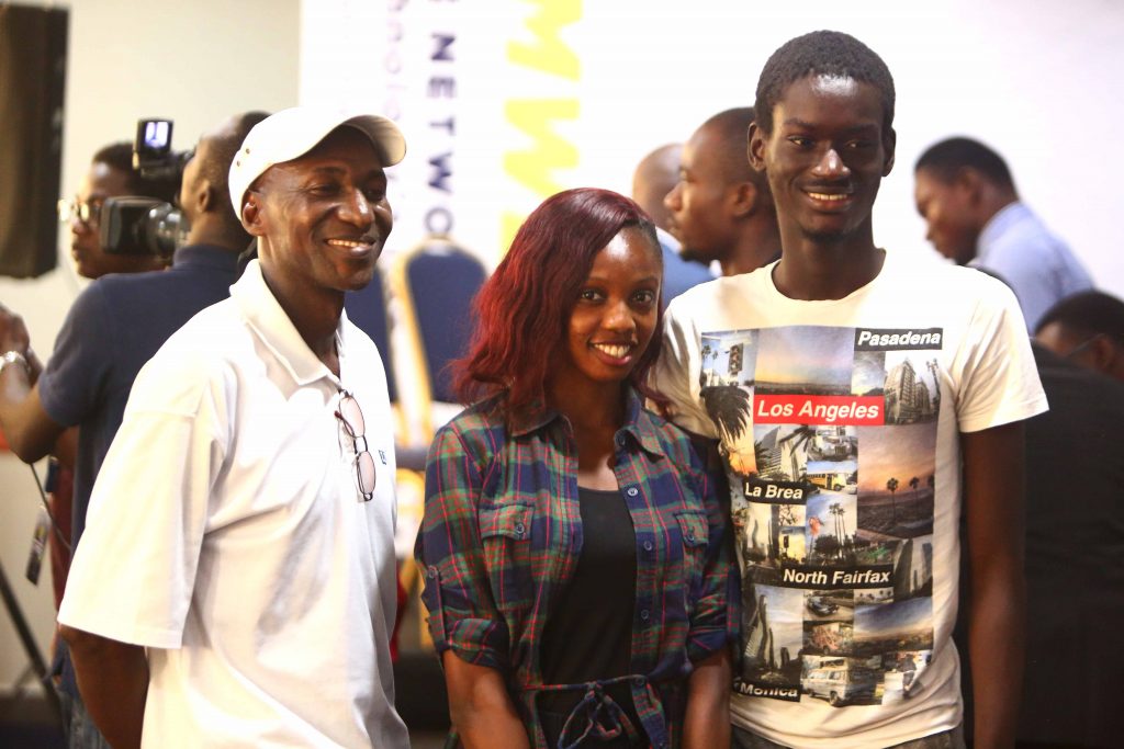 Coach Adu and Top Sprinter Athletes Ruth Usoro and Tolu Adebakin