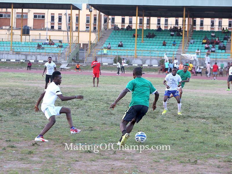 A football match was played in Ezealah's memory.