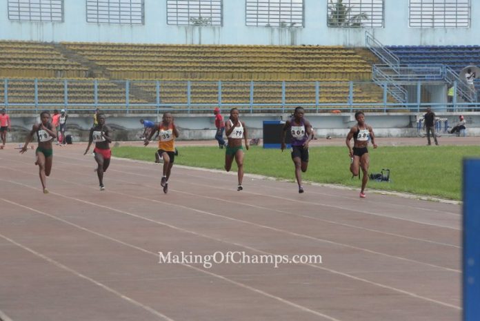 Women's 100m Sapele Golden League