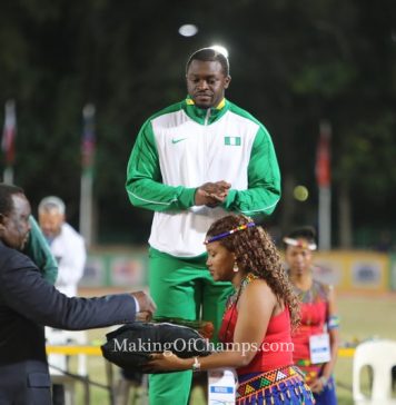 Mozia wins another medal for Team Nigeria on Day 2 of African Champs