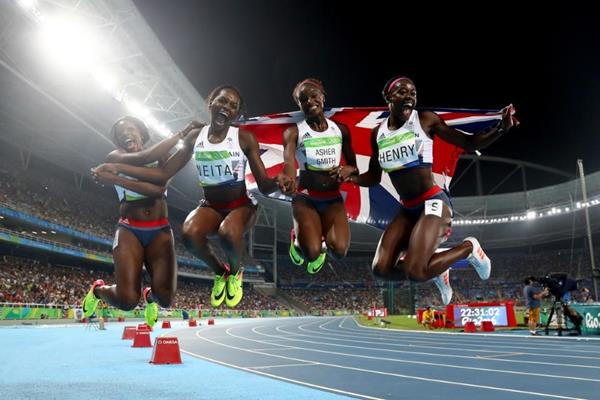 Team Great Britain was more than pleased with winning the Bronze medal at the Rio Olympics. (Photo Credit: Getty Images)