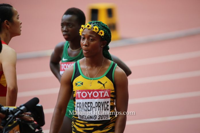 Shelly-ann 4x100m Rio 2016 Olympics