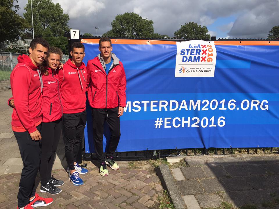 The Borlees at last month's European Championships. (Photo Credit: Borlee Facebook Page)