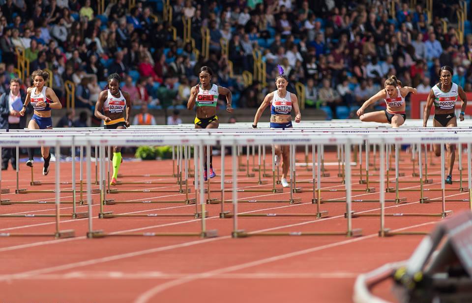The sisters put their friendship aside to compete against each other at the British Trials. (Photo Credit: Toyin Oshodi)