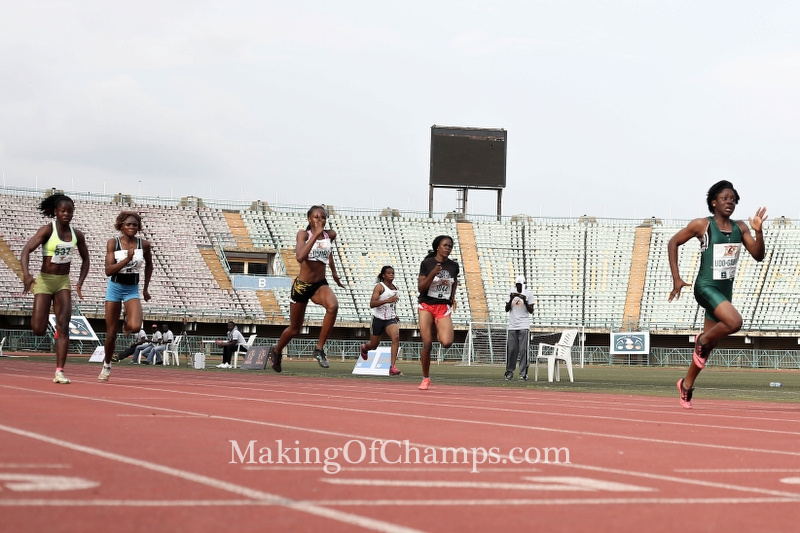 Udo-Gabriel established a gap between herself and her rivals, to take the win.