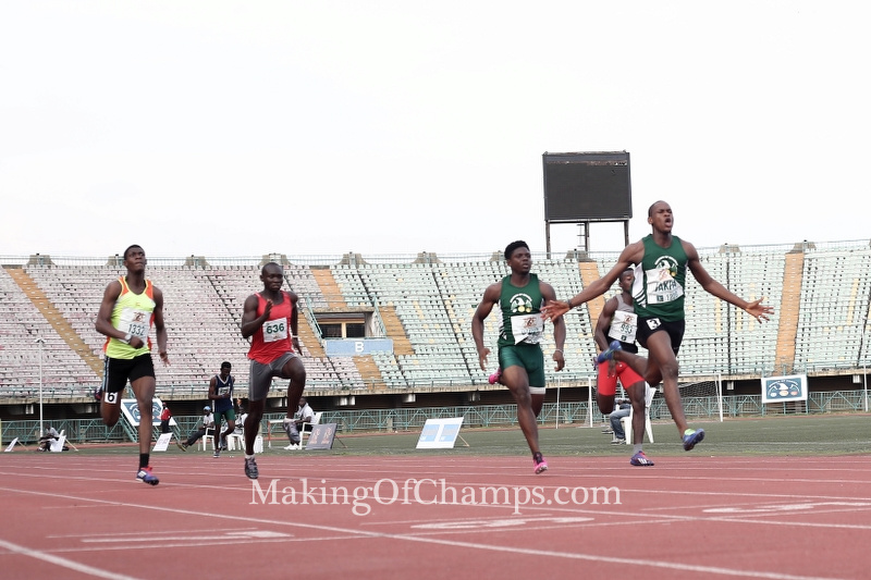 Jakpa inspired a 1-2 for MoC in the men's 100m Juniors.
