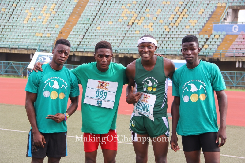 MoC placed 2nd in the Junior category of the Boys' 4x100m relay.