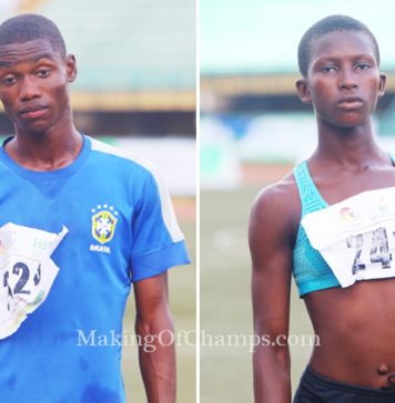 Kamalrudeen & Taviore clinch 200m titles at Heritage Bank Skoolimpics