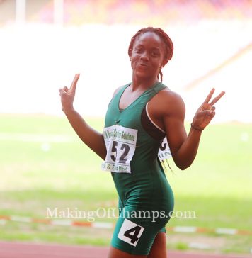 Joy Udo-Gabriel shatters 100m/200m PBs to qualify for African U-20 Champs