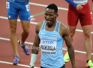 Botswana, Isaac Makwala, World Championships