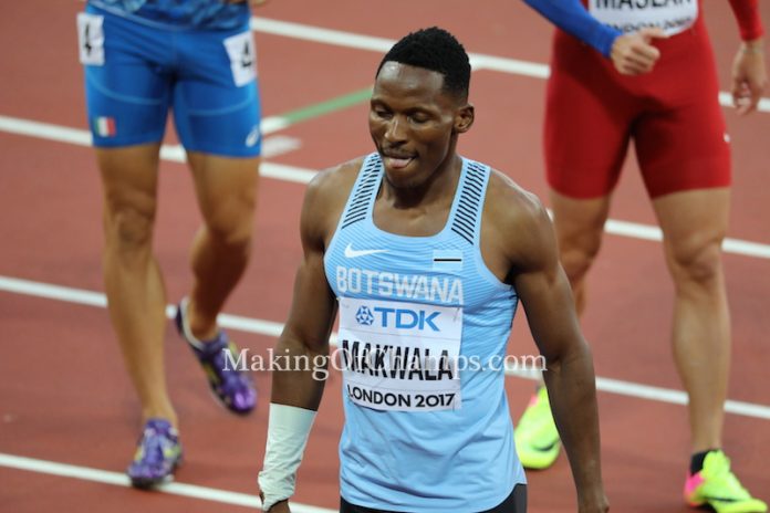 Botswana, Isaac Makwala, World Championships