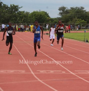 Official Results of Athletics Day 1 at National Youth Games