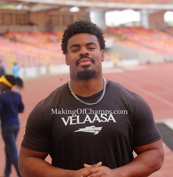 Enekwechi lands Indoor Shot put PB in Notre Dame