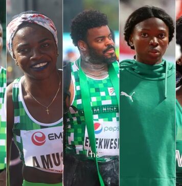 Brume, Amusan top AFN’s 22-man list for World Athletics Championships