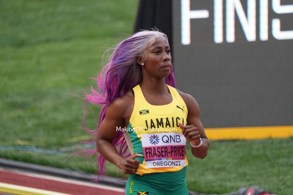 Pocket Rocket Fraser-Pryce into orbit again in Paris as she equals 100m  world lead, REPORTS