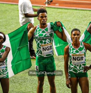 Nigeria’s mixed 4x400m quartet grabs Silver at 2024 African Championships!