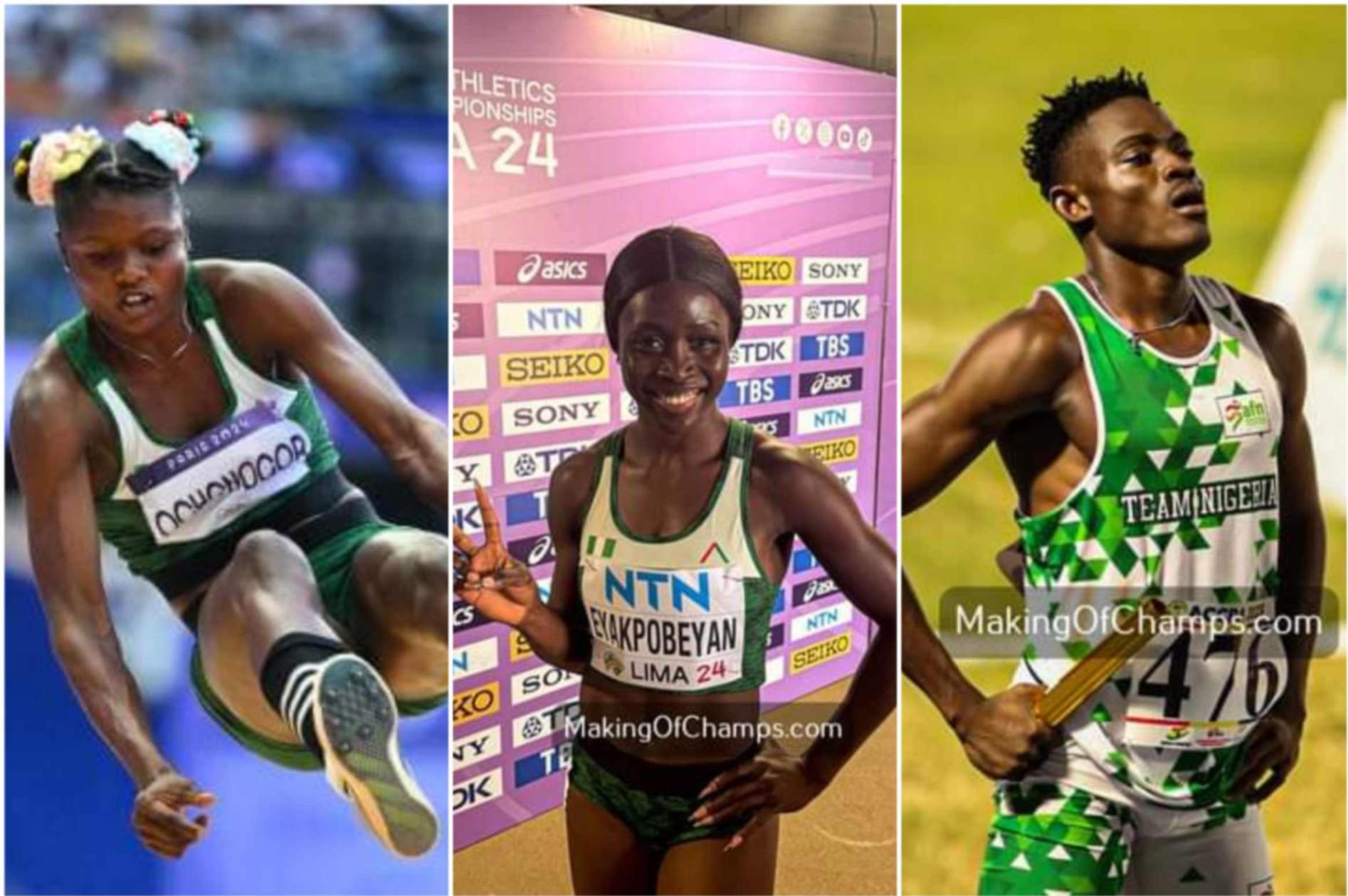 Team Nigeria Review 2024 World U20 Athletics Championships Day 1