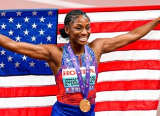 Jefferson-Wooden breaks 100m Championship Record to win maiden global title in Tokyo!