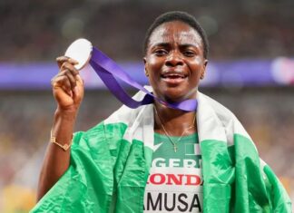 Amusan’s historic Silver etches her name in the history books once again!