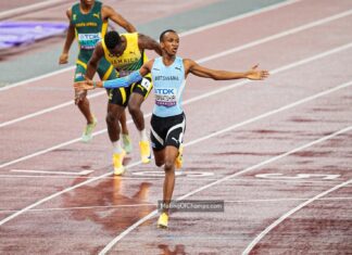 Kebinatshipi makes history as Botswana’s first men’s World Athletics Champion!