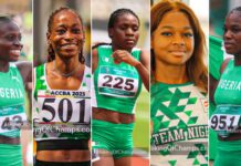Nigeria’s Top 10 Female Sprinters in 2025: Part 1
