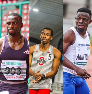 Nigeria’s Top 10 Male Sprinters in 2025: Part 1